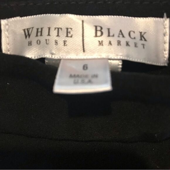 WHBM Skirt Suit Size 6 Black & Grey Animal Print 2-Piece Set Skirt & Blazer - Picture 7 of 9